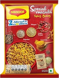 MAGGI 2-Minute Special Masala Instant Noodles,70g/75g (weight may vary)