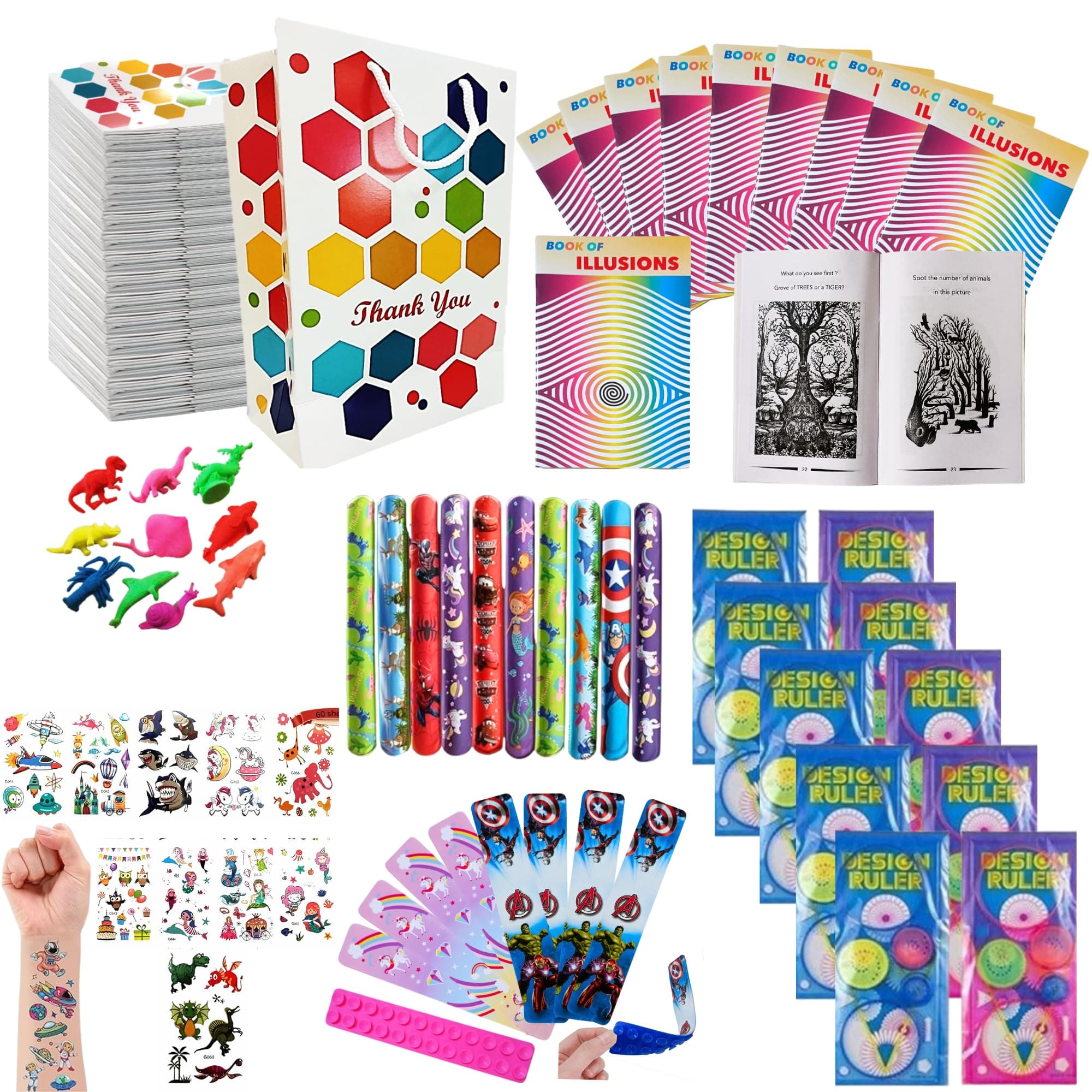 MONKEYTAIL Birthday Return Gift 70 Pcs Jadoo Combo Pack For A Magical Birthday Party | Party Favors for Kids for School Events, and Party Giveaways