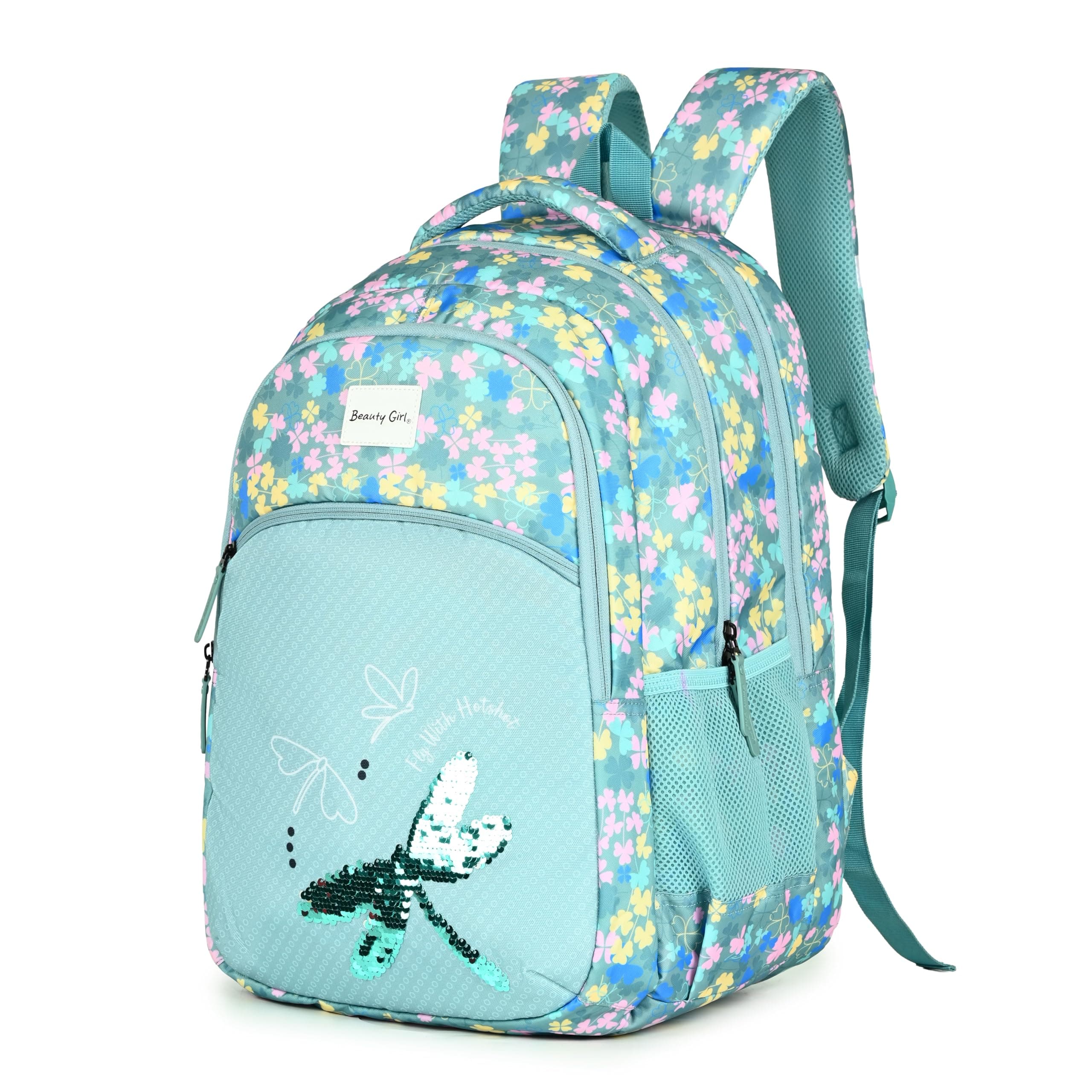 BEAUTY GIRLS BY HOTSHOT FLY WITH ME_1668|school bag for girls|18 inch|kids backpack for girls |water resistant|34L backpack