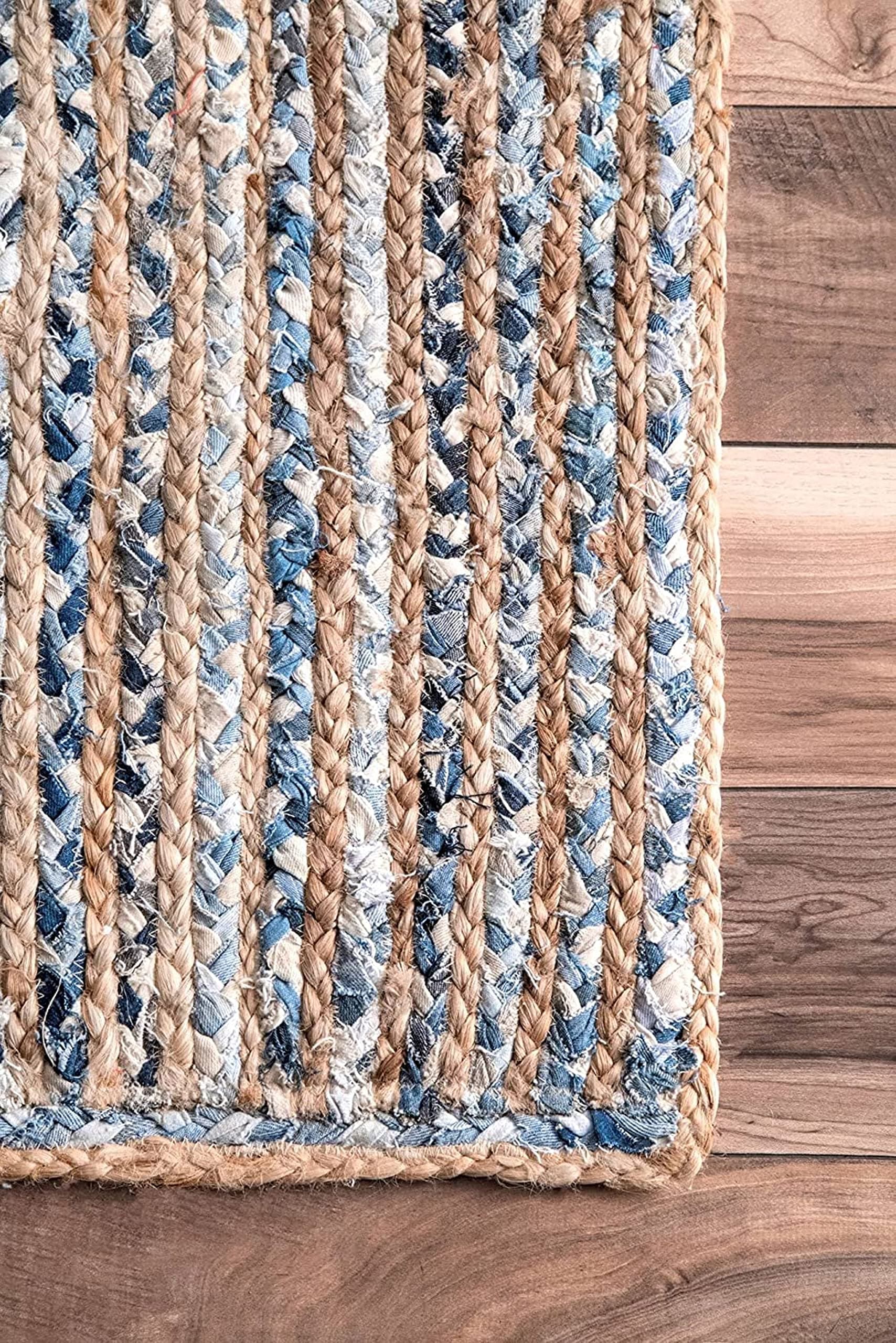 HOUSINE® Jute Rug,Natural Jute fibers, Hand-Knotted, Soft Rug and high Durability, for Living Room, Dining Room, Bedroom, Corridor - Natural (RUGS012, 2 feet x 5 feet - Runner)