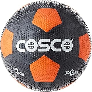 Cosco Rubber 14051 Thunder Rubber Football, Size 5, (Multicolour, Soccer)