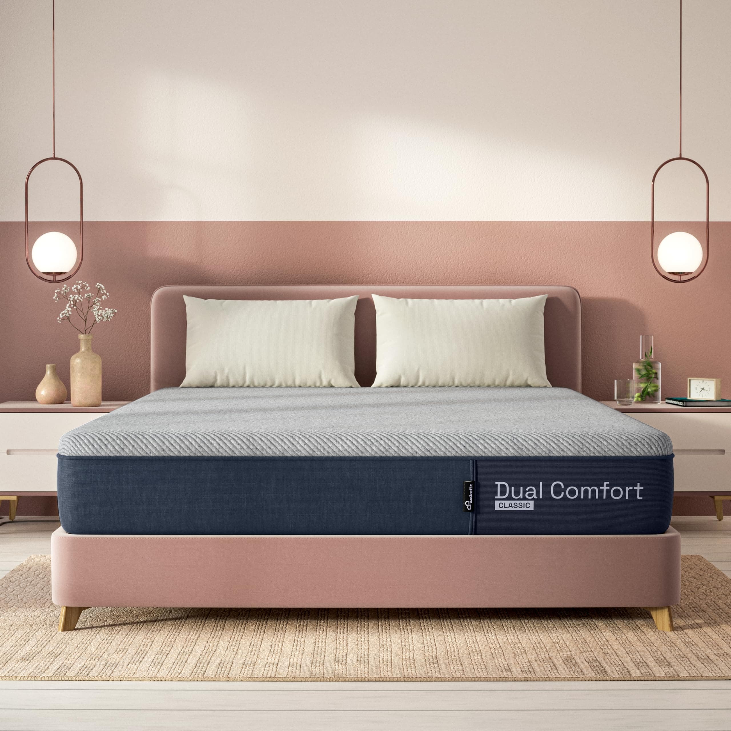 Wakefit Dual Comfort with Hard & Soft Foam Mattress | 7 Years Warranty | Mattress Double Bed, Foam Mattress, 6-Inch Bed Mattress, Double Size (75x48x6 Inches_7 Pressure Zone Foam)