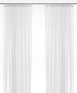 ★LILL / Curtain 2 Panel Set / White [IKEA] IKEA (70171927)