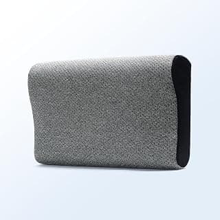 Green Soul ErgoCore Cervical Pillow | Memory Foam Pillow for Neck & Shoulder Pain Relief | Ergonomic Contour for Spinal Alignment | Ideal for Back, Stomach & Side Sleepers | Grey | Pack of 1
