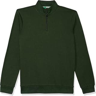 United Colors of Benetton Men's Slim Tshirts (3019J7120I_Olive XL)