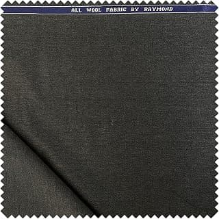 Raymond Fabrics Raymond Merino All Wool 3 Meters Fabric (All weather Fabric, Wrinkle Free, Premium Fabrics) (Grey)