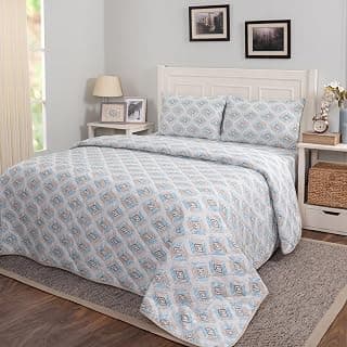 maspar Printed Cotton 115 GSM Double Bed Quilt - 265X228 CM