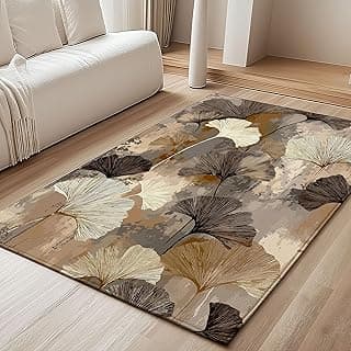 DECOMIZER 3x5 Feet Premium Carpet for Hall | Rug Runner and Carpets for Bedroom/Living Area/Home with Anti Slip Backing | Machine Washable - BeigeLily