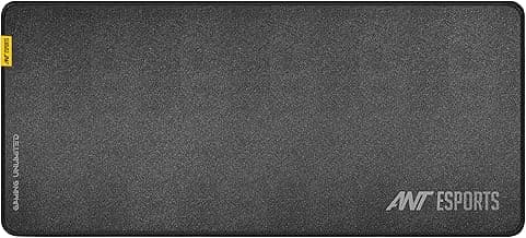 Ant Esports MP290 Gaming Mouse Pad-L- Large with Stitched Edges, Waterproof Non-Slip Base for Gaming & Office – Black