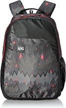 Wildcraft Wiki 1 30L Laptop Backpack for Men & Women | Fits 15.6 inch Laptop | Padded Shoulder Straps, Multi Compartments, Anti-Theft Zippers | School & College Bag | Ombre Pattern Black