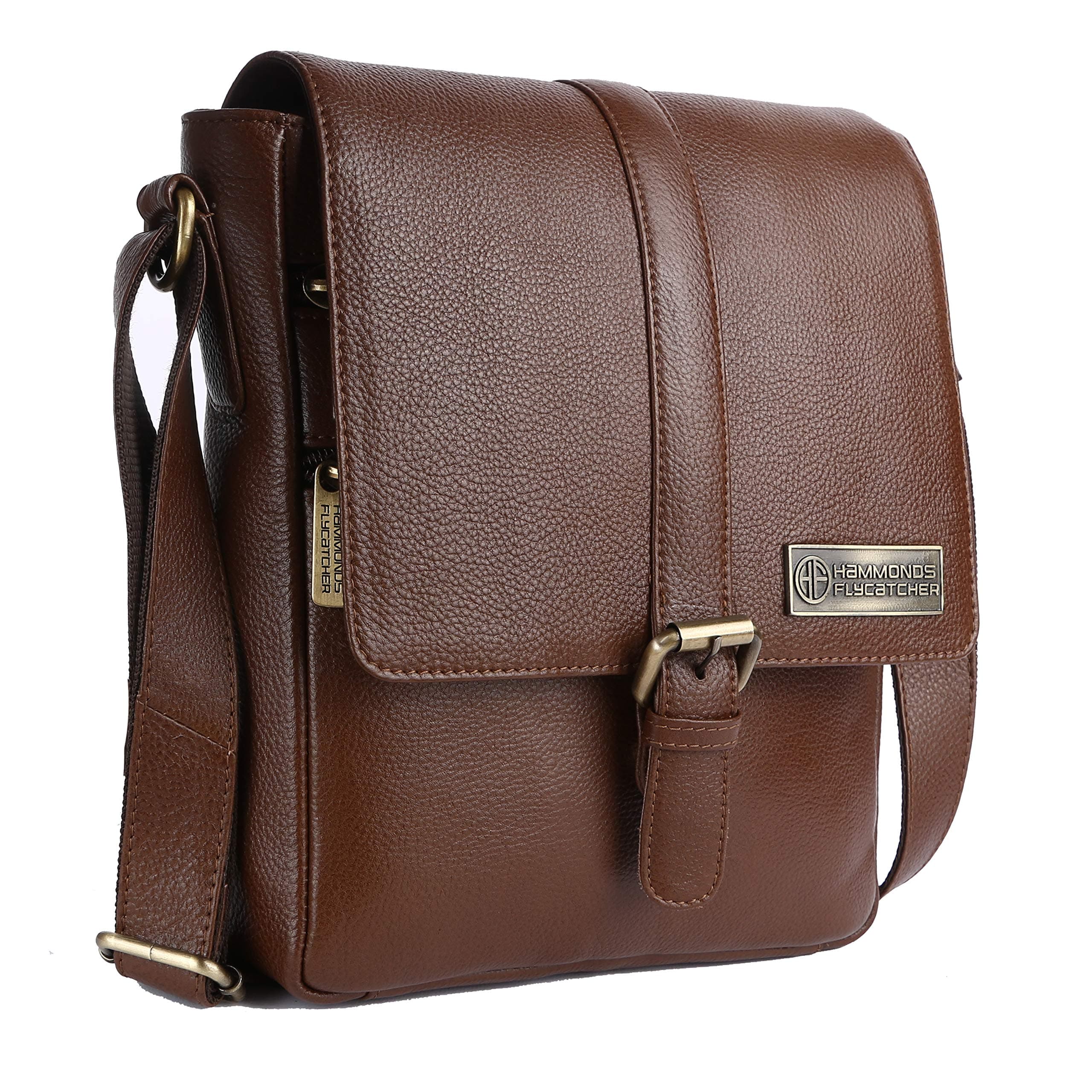 HAMMONDS FLYCATCHER Mens Genuine Leather Messenger Sling Bag|Sb1164