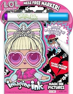 Bendon LOL Surprise 24-Page Imagine Ink Magic Pictures Activity Book