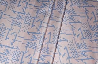 Arvind Men's Pure Cotton Satin Printed Unstitched Shirt Fabric (FA74Z6, Pink)