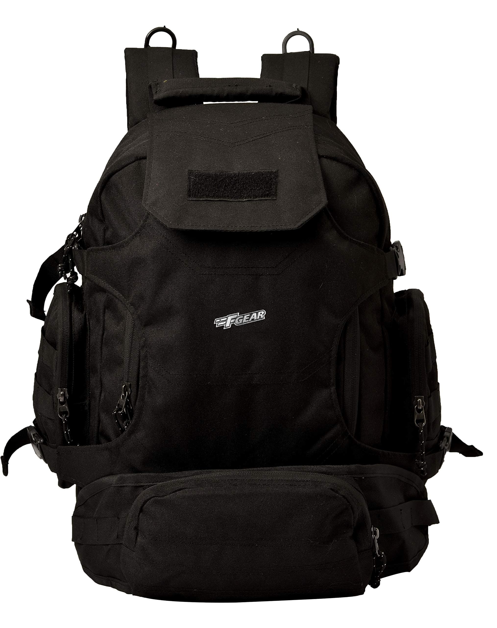 F Gear Ambush 32L Medium Trekking Backpack with Detachable Waist Pouch, Rucksack Bag for Men Women|Water resistant|Light Weight|Hiking Daypack Weekender Camping Outdoor Camps Bag