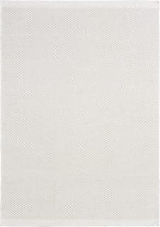 Pebble Woolen Carpet Modern Rugs for Living Room, Bedroom, Kids Room (White 10 x 13 Feet)