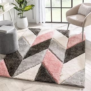 Rug for Bedroom Living Room Dorm Kids Room Indoor Home Decorative, Non-Slip Plush Furry Fur Area Rugs Comfy Nursery Accent Floor Carpets for Living Room [Size 3x5 feet].