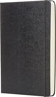AmazonBasics Daily Planner and Journal (6 Months)- 5.8 x 8.25 inches - Hard Cover