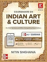 Indian Art and Culture Courseware, 6e by Nitin Singhania (IAS) for UPSC CSE 2026 | 400+ Solved Previous Years’ Questions (2013–2025) | 500+ CBT-based Practice Questions | 50+ Author Videos