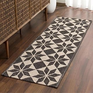 Saral Home Brown Cotton Handwoven Rugs - 50X180 cm