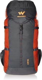 Wildcraft 60 Ltrs Orange 2 Compartment Rucksack (8903338073833)