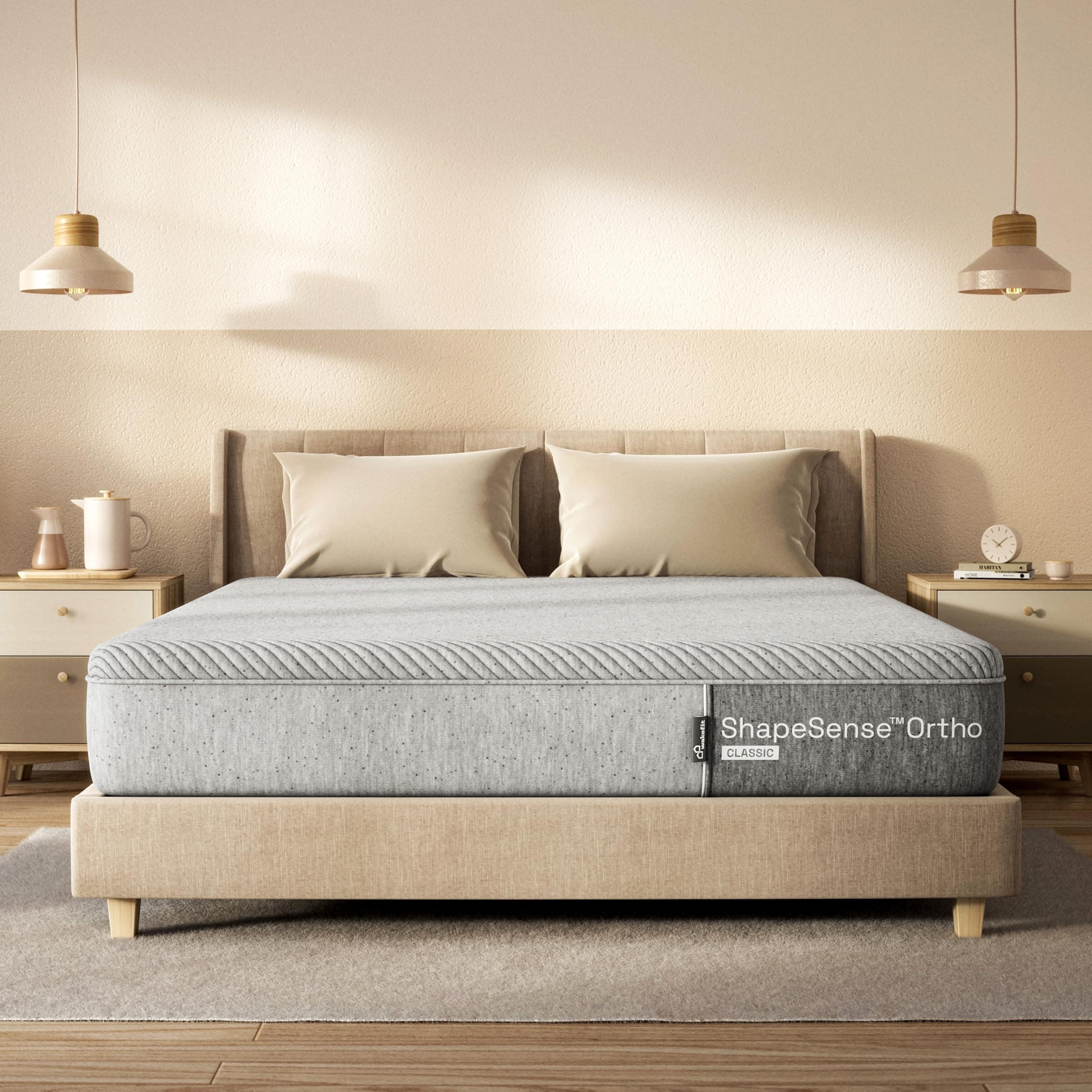 Wakefit ShapeSense Orthopedic Classic Memory Foam Mattress | 10 Years Warranty | Mattress Queen Bed, 10-Inch Bed Mattress, Queen Size (72x60x10 Inches, Medium Firm)