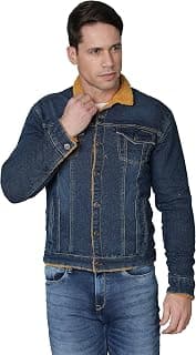 Pure Cotton Enzyme Washed Biker Jacket/Casual Jacket - Black/Grey