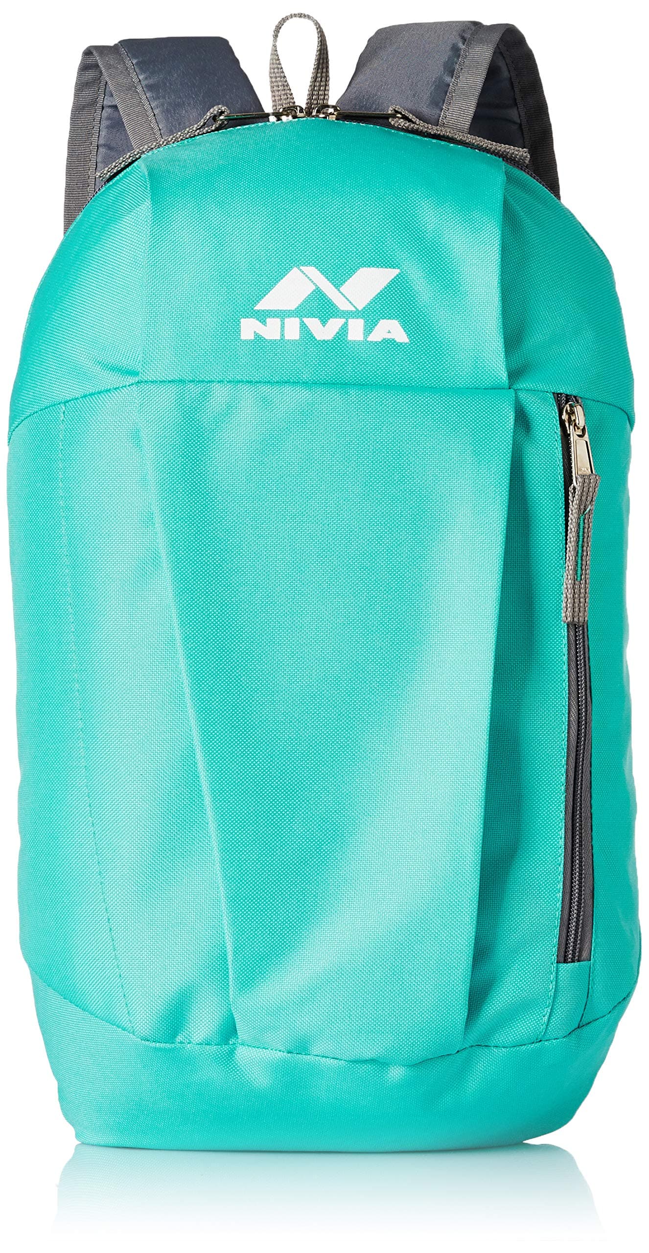 Nivia Pulse Junior 2.0 Backpack For Men & Women, Water-Resistant Sports Backpack, Lightweight, Durable 600D Polyester, Double-Zip Main Compartment & Secure Front Pocket, Capacity-10 Litres