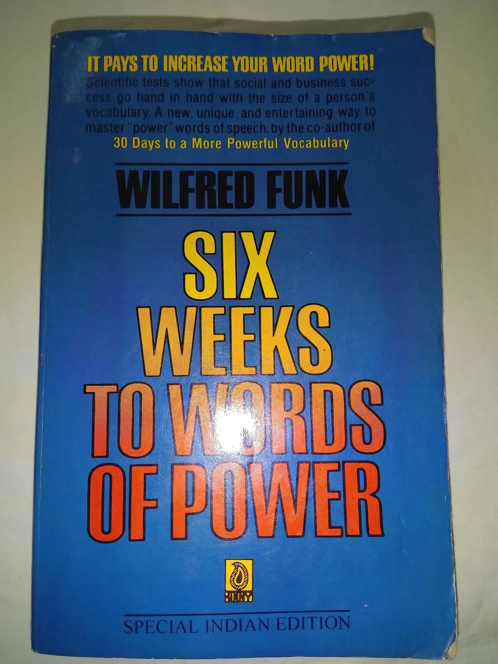 Six Weeks To Words Of Power, 1/e Pb