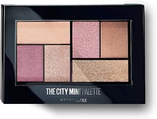 Maybelline New York Eyeshadow Palette, 6 Highly Blendable Shades, Sheer Finish, City Mini Palette, Westside Roses, 6.4g
