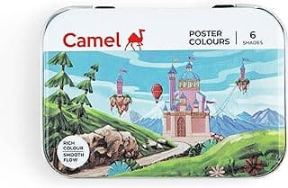 Camel 3806517 Student Poster Color - 10ml each, 6 Shades