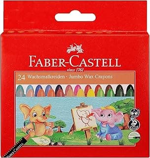 Faber-Castell Jumbo Wax Crayons - 24 Shades