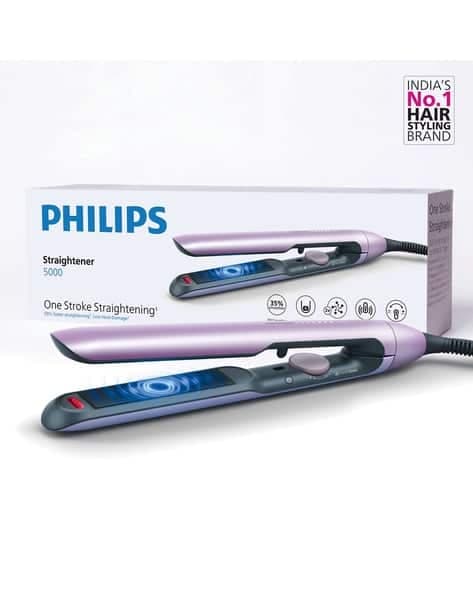 Philips One Stroke Hair Straightener 50 percentage Faster 3 Days Salon-Like Hair Designed for Indian Hair